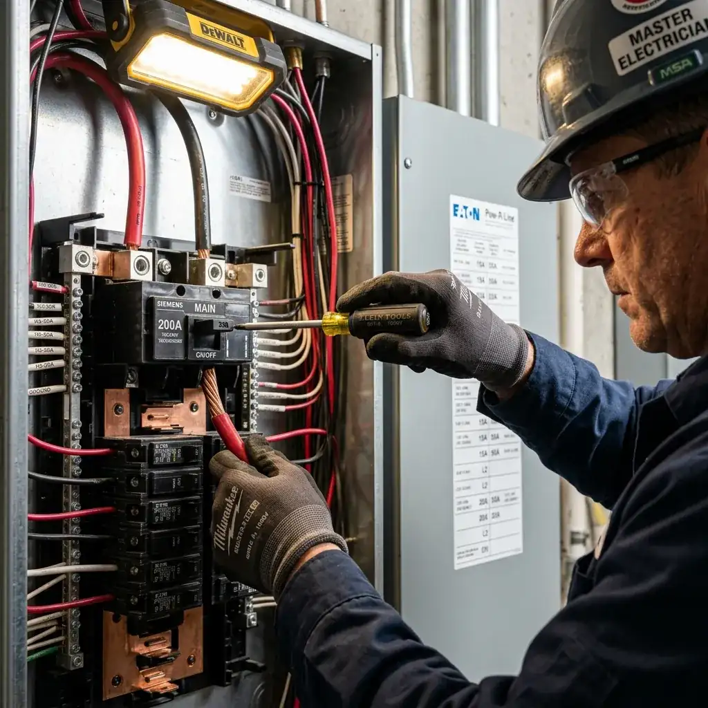 Professional electrical panel installation in Cooper, IA